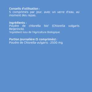 Chlorella Bio 100% PURE (comprimés)